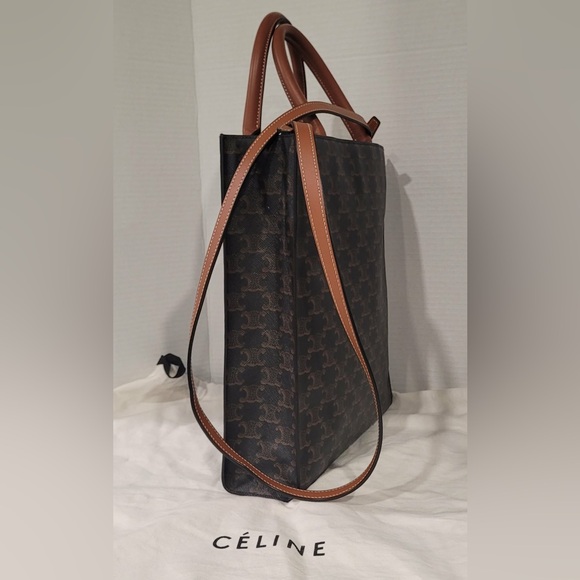 Authentic Celine Black and Brown Monogram Tote - Picture 5 of 15